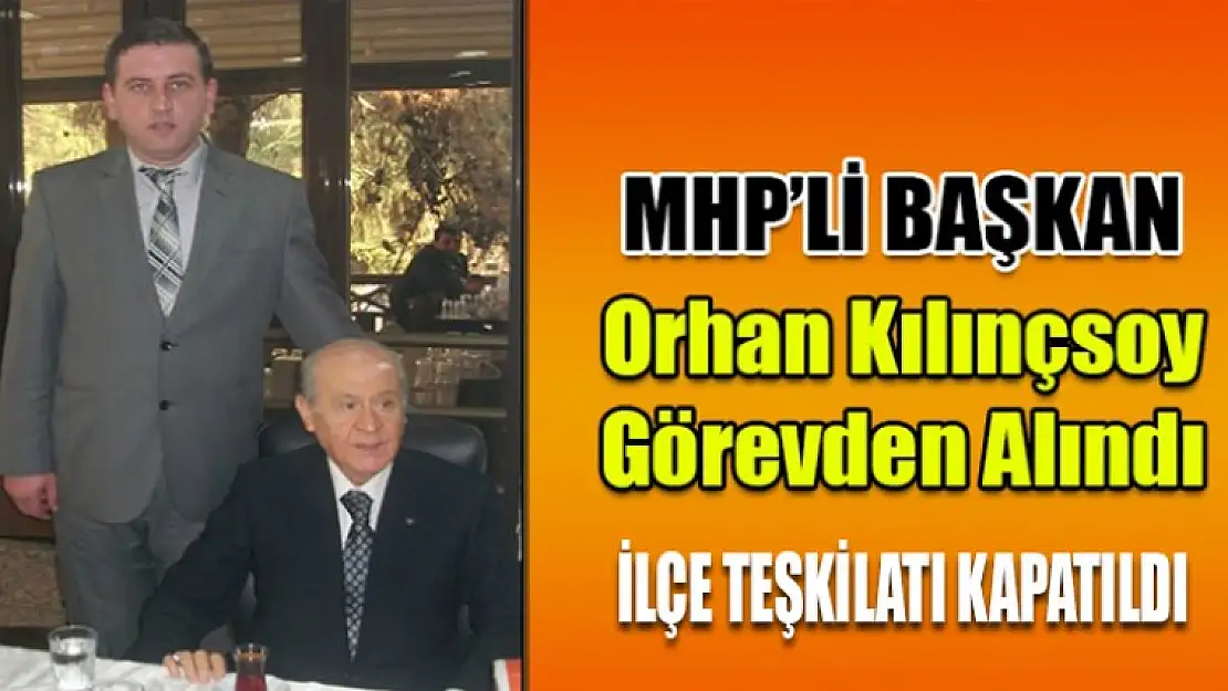 Orhan KILINÇSOY Görevden Alındı