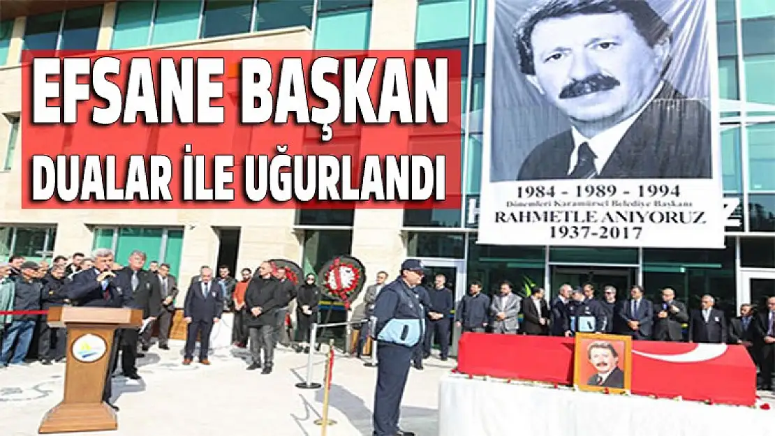 Efsana Başkan Dualar ile defnedildi