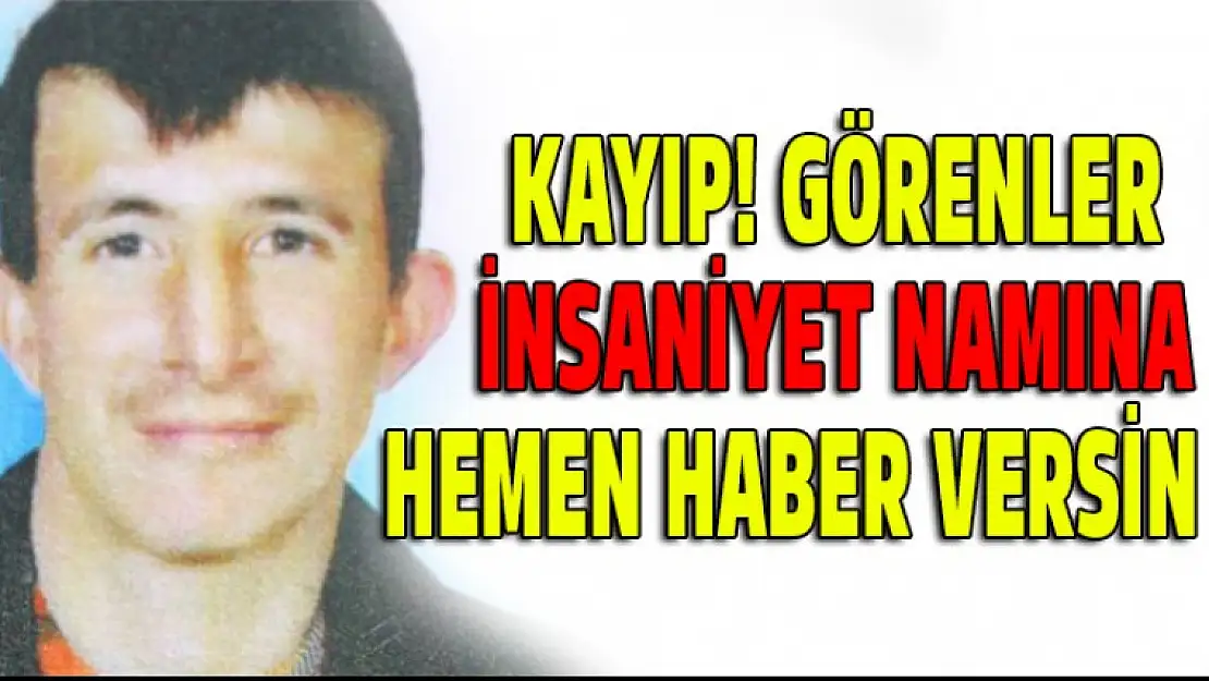 LÜTFEN DİKKAT! SALİH YETİM 4 GÜNDÜR KAYIP!