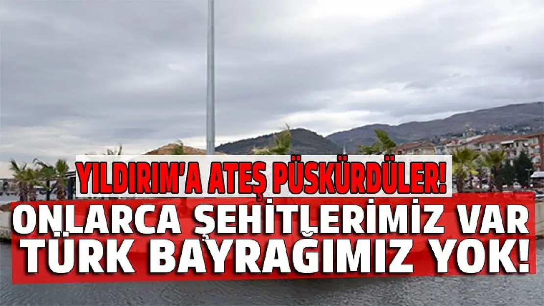 Onlarca şehidimiz var! Türk Bayrağımız yok!