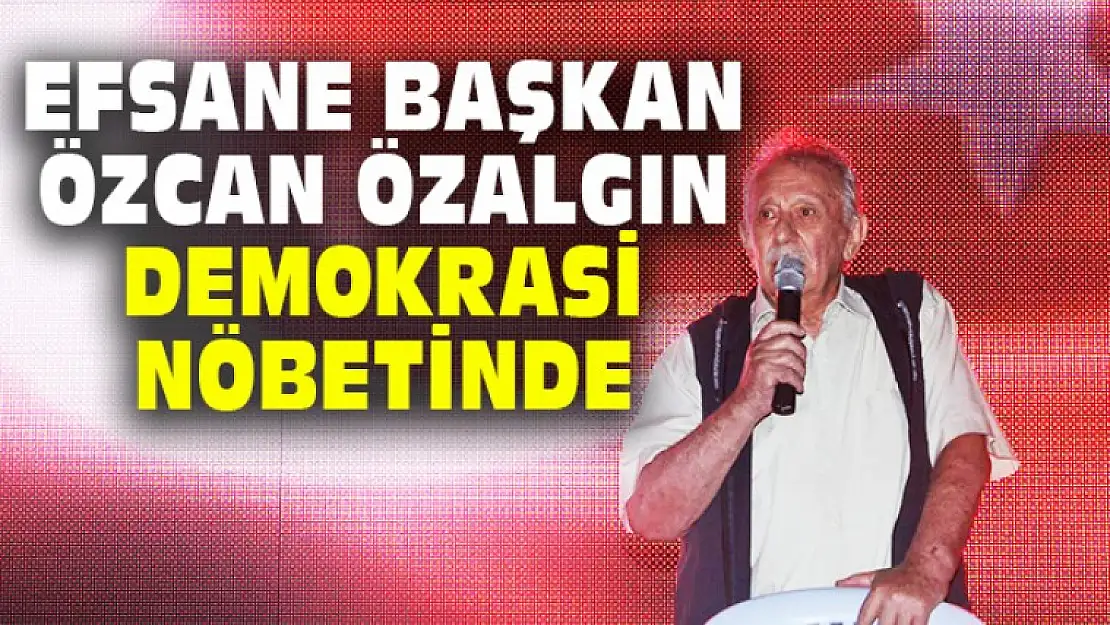 Karamürsel'de Demokrasi Nöbetleri İlk Günden Beri Devam Ediyor