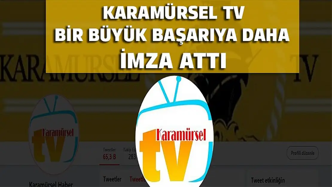 Karamürsel Tv Ailesi bir büyük başarıya daha imza attı