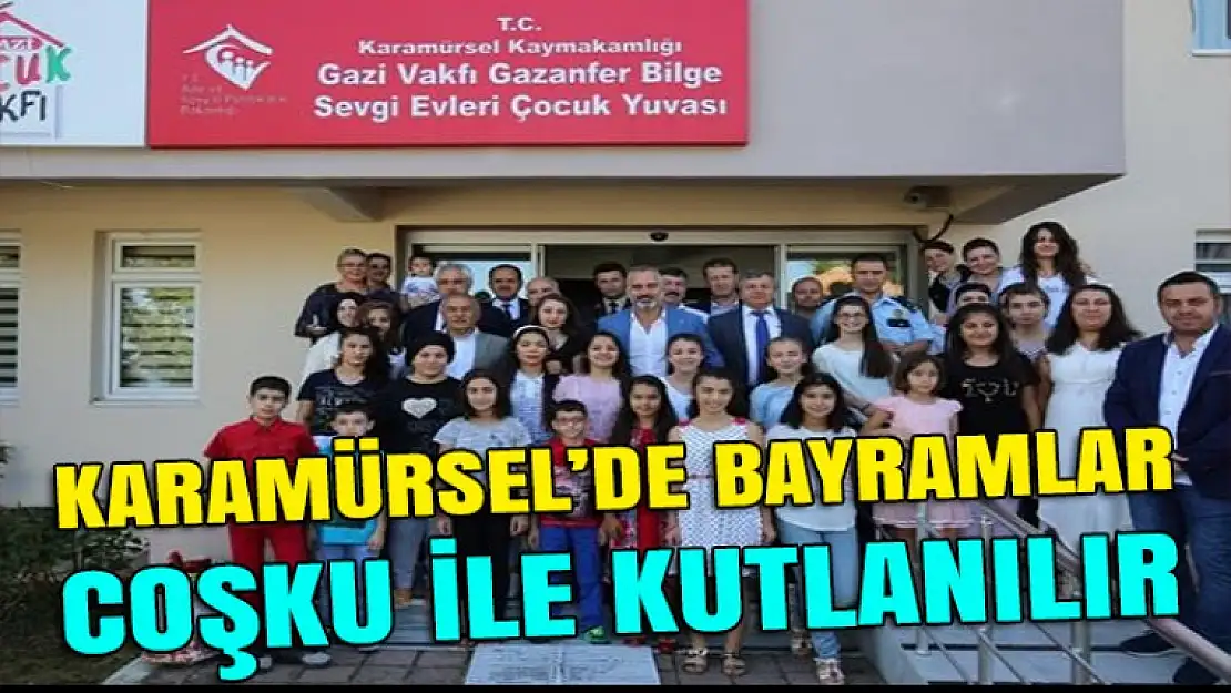 Karamürsel'de bayram coşku ile kutlanılır