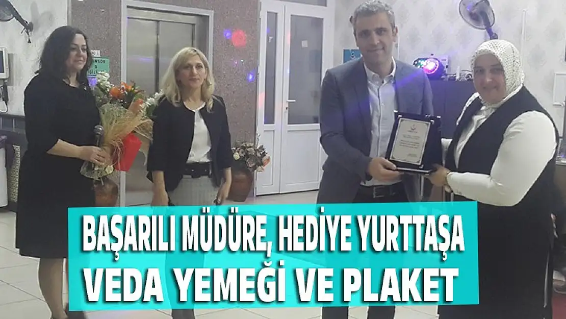 Sağlık Bakım Hizmetleri Müdürüne Veda