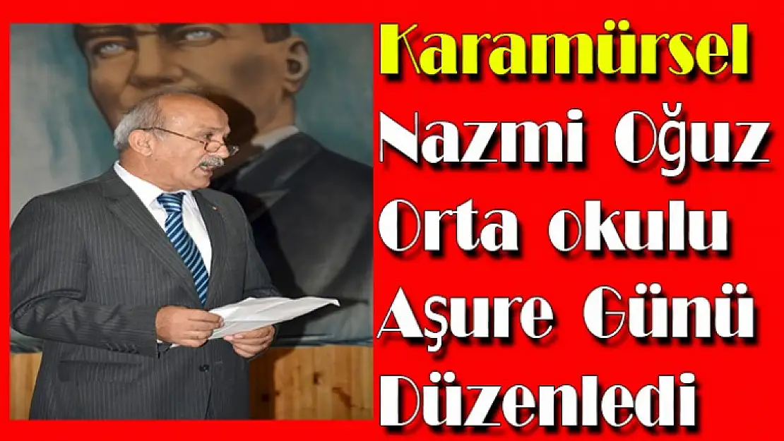 Karamürsel Nazmi Oğuz Ortaokulu Aşure Günü Düzenledi