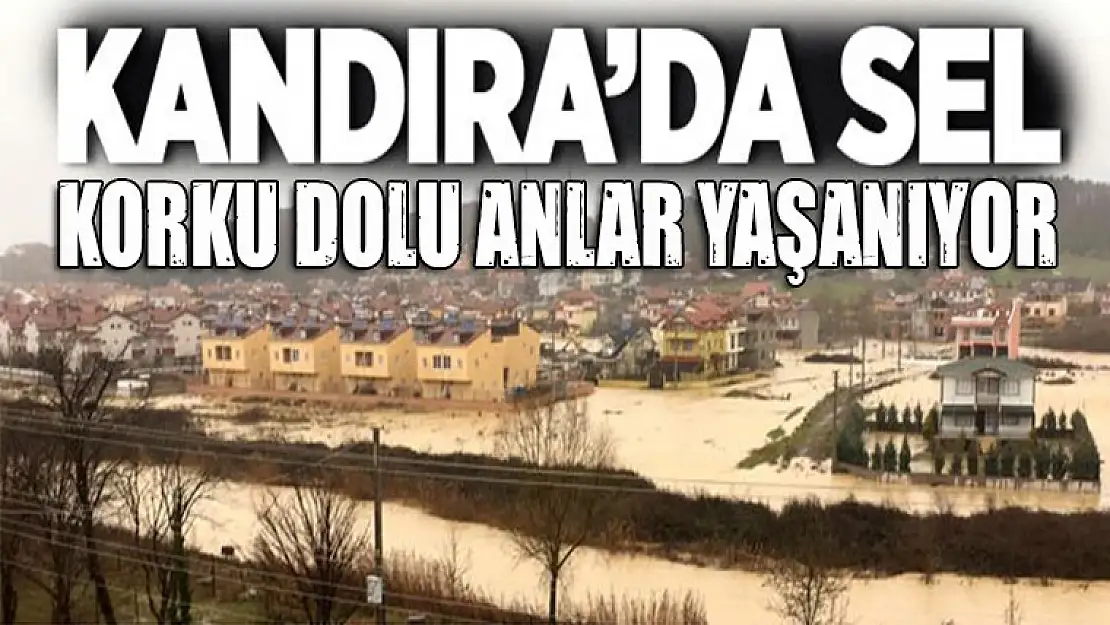 Kurtyeri Deresi taştı, vatandaş panik halinde