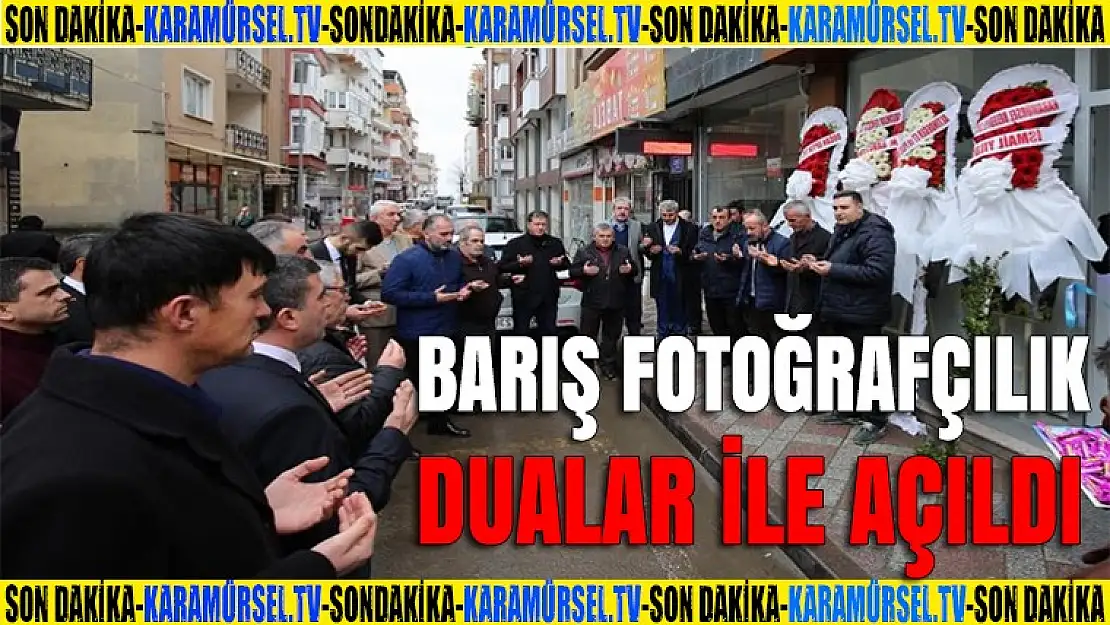 Barış Fotoğrafçılık dualar ile kapılarını açtı