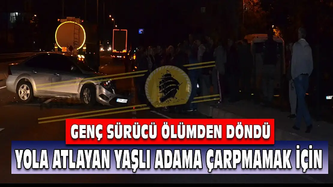 Yaşlı adamı ezmemek için, ölüyordu