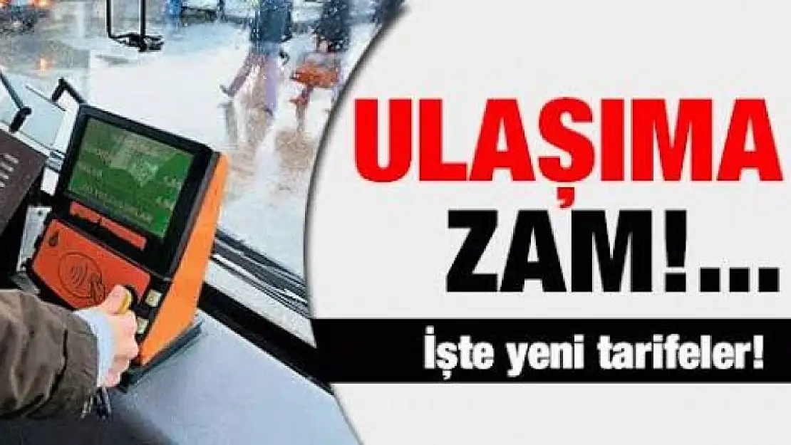 İlçe ilçe zamlı otobüs fiyatları