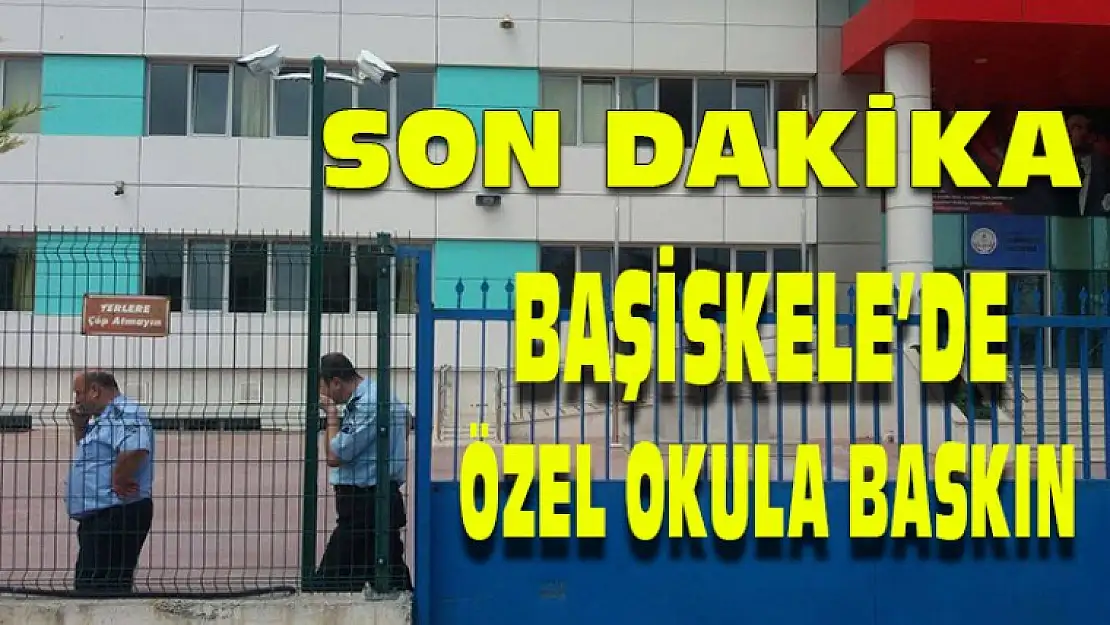 Başiskele'de bir özel okula polis baskını