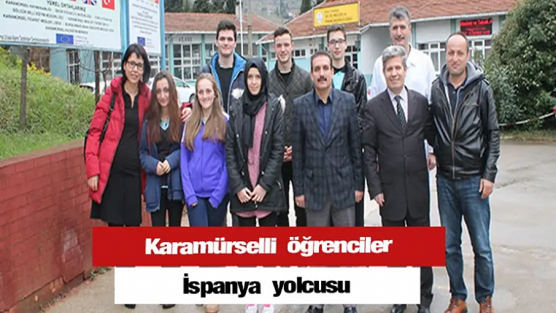 Karamürselli öğrenciler ispanya yolcusu