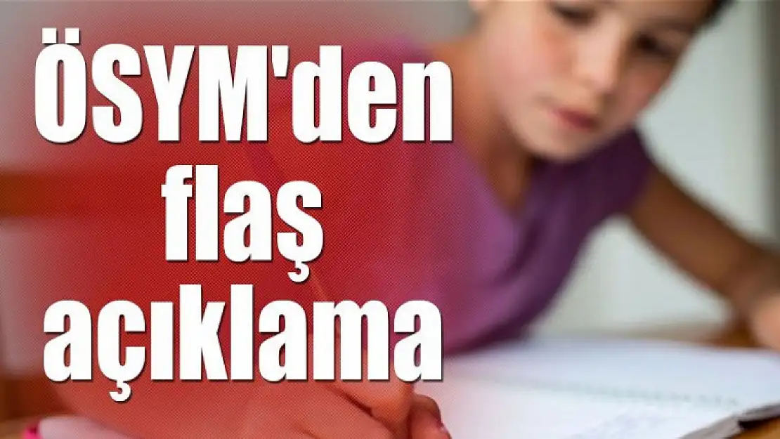 YGS iki soru iptal ÖSYM flaş açıklama sonuçlar ne olacak?