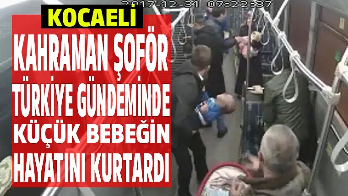 Kocaeli'nde kahraman şoför, minik Ömer'i hayata döndürdü