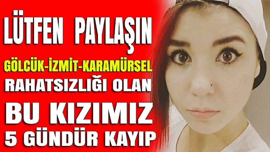 Küçük Ceyda kayıplara karıştı