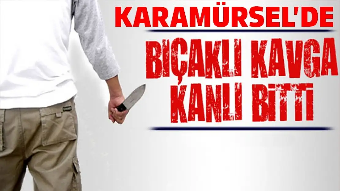 Karamürsel'de bir kişi bıçaklandı