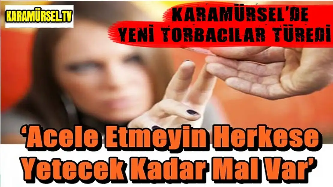 Karamürsel'de yeni torbacılar türedi