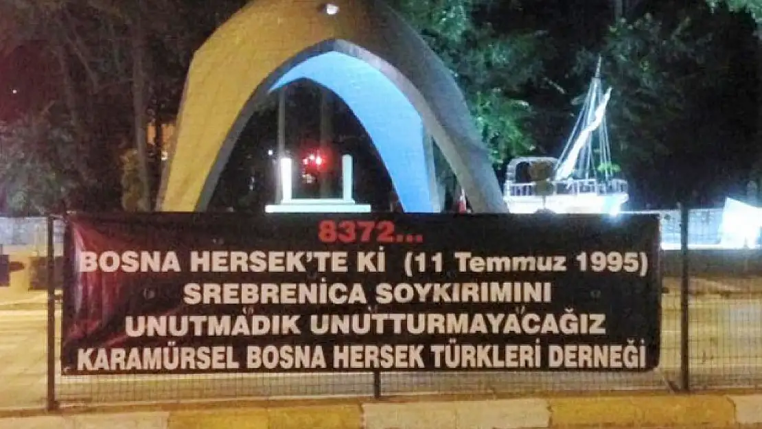 Kramürsel'li Boşnaklar Srebrenitsa'yı unutmadı