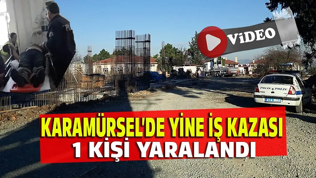 Karamürsel'de yine iş kazası 1 Kişi yaralı