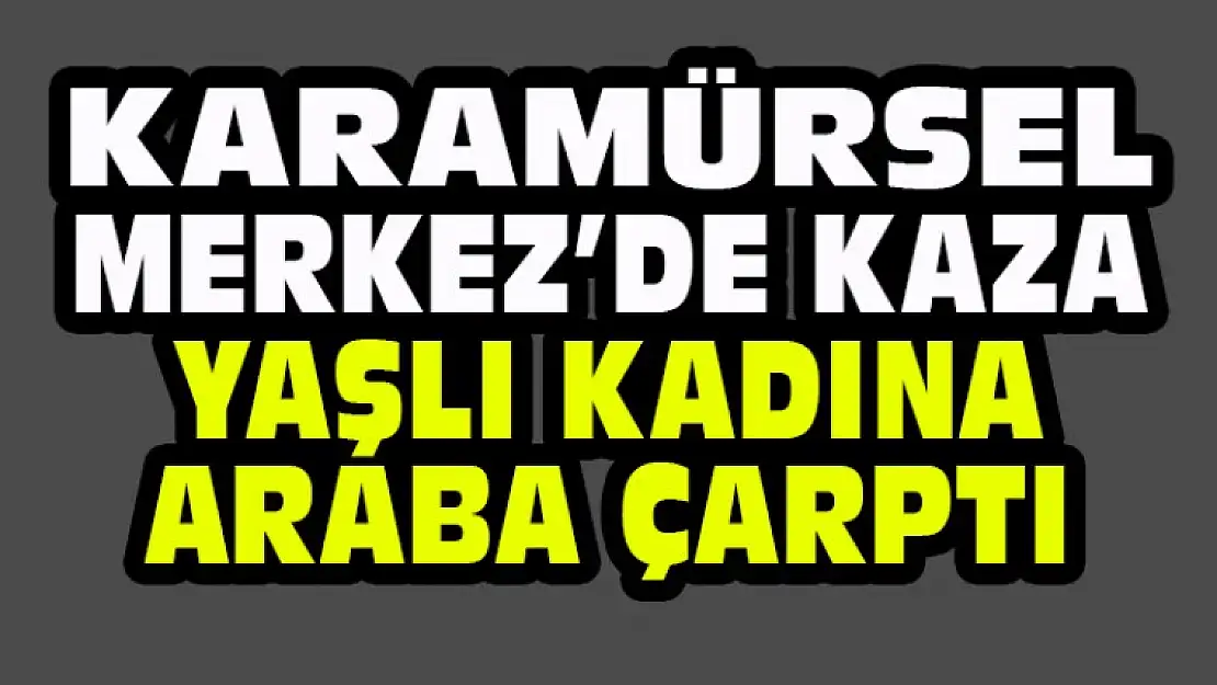 Karamürsel Merkez'de Kaza