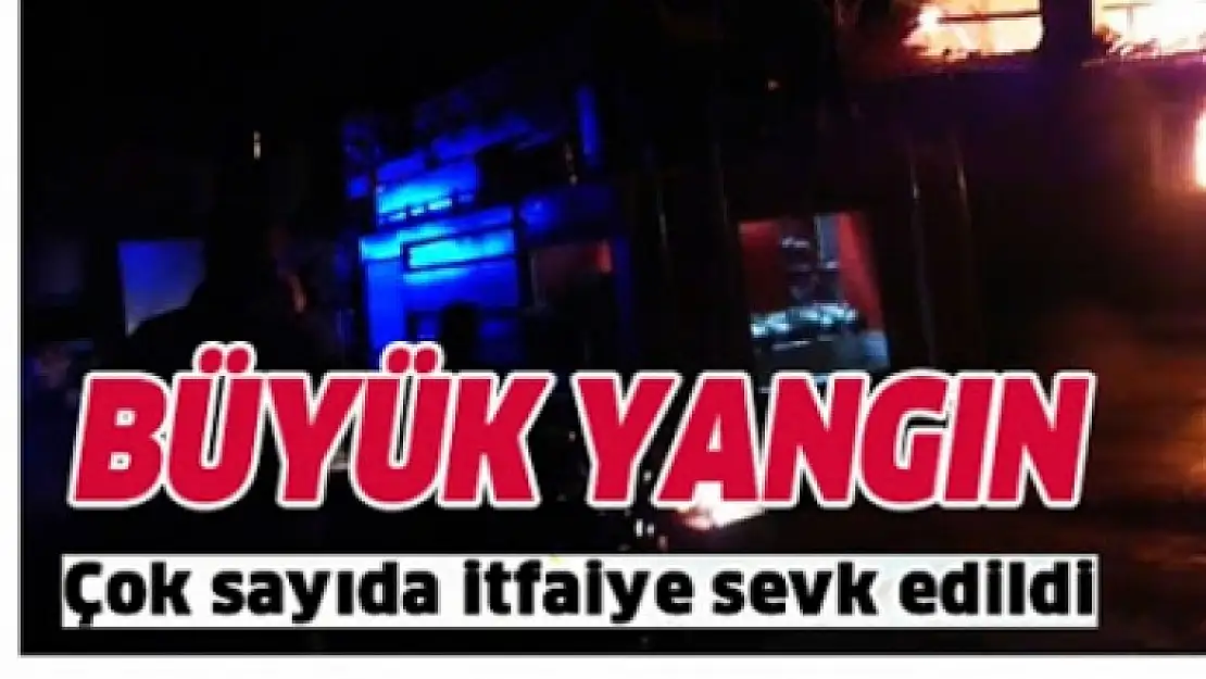 Ipek kağıt fabrikası yandı