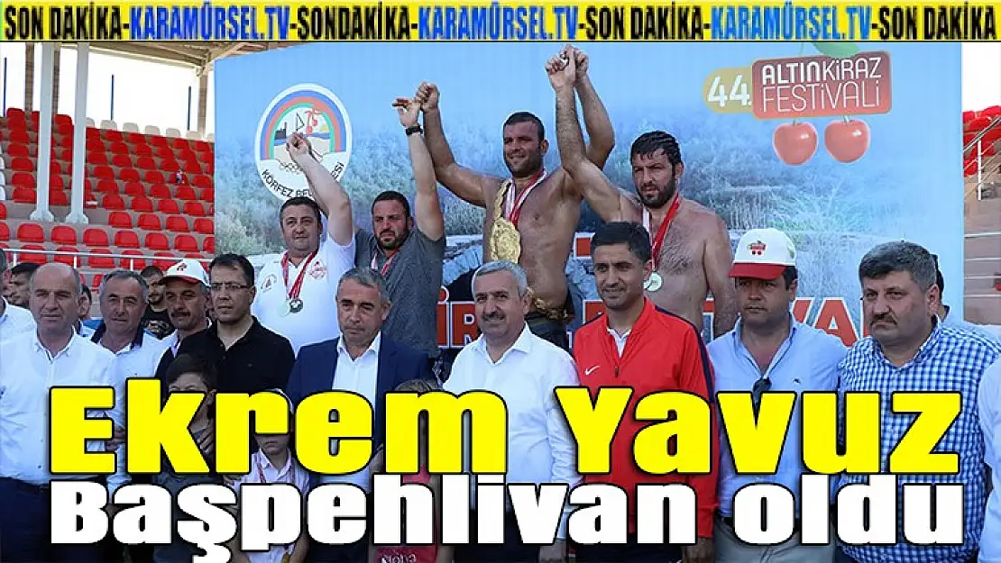 Karamürselli Ekrem Yavuz başpehlivan oldu