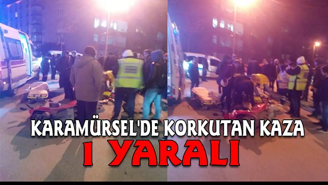 Karamürsel'de korkunç kaza 1 yaralı