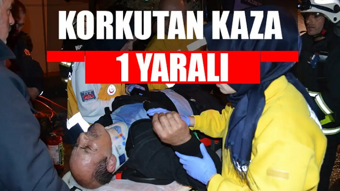 Merkez Işıklar'da Korkunç Kaza 1 Yaralı