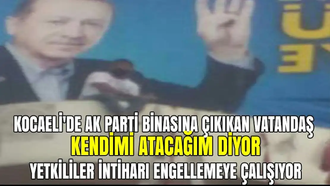 AKP binasında intihar girişimi - Son dakika!