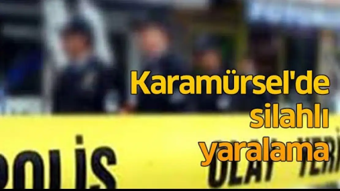 Karamürsel'de silahlı yaralama