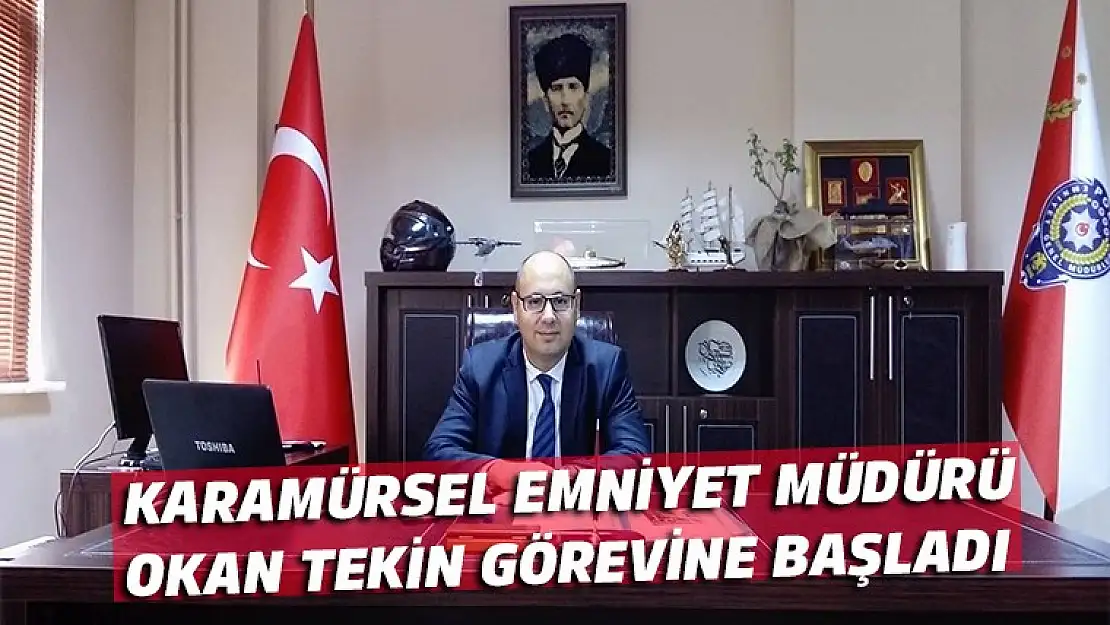 Karamürsel'in yeni Emniyet Müdürü Okan Tekin göreve başladı