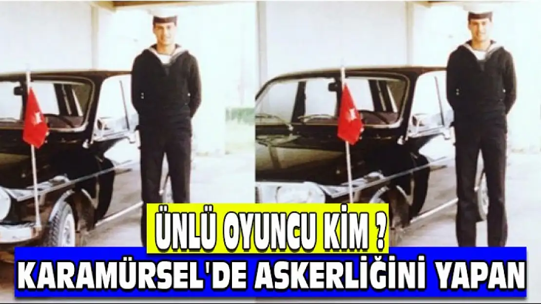 Ünlü popçu Karamürselde çekilen askerlik fotosunu paylaştı