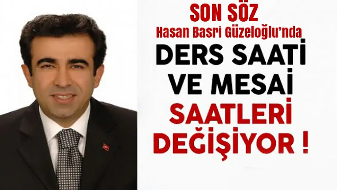 Gözler Hasan Basri Güzeloğlu'nda