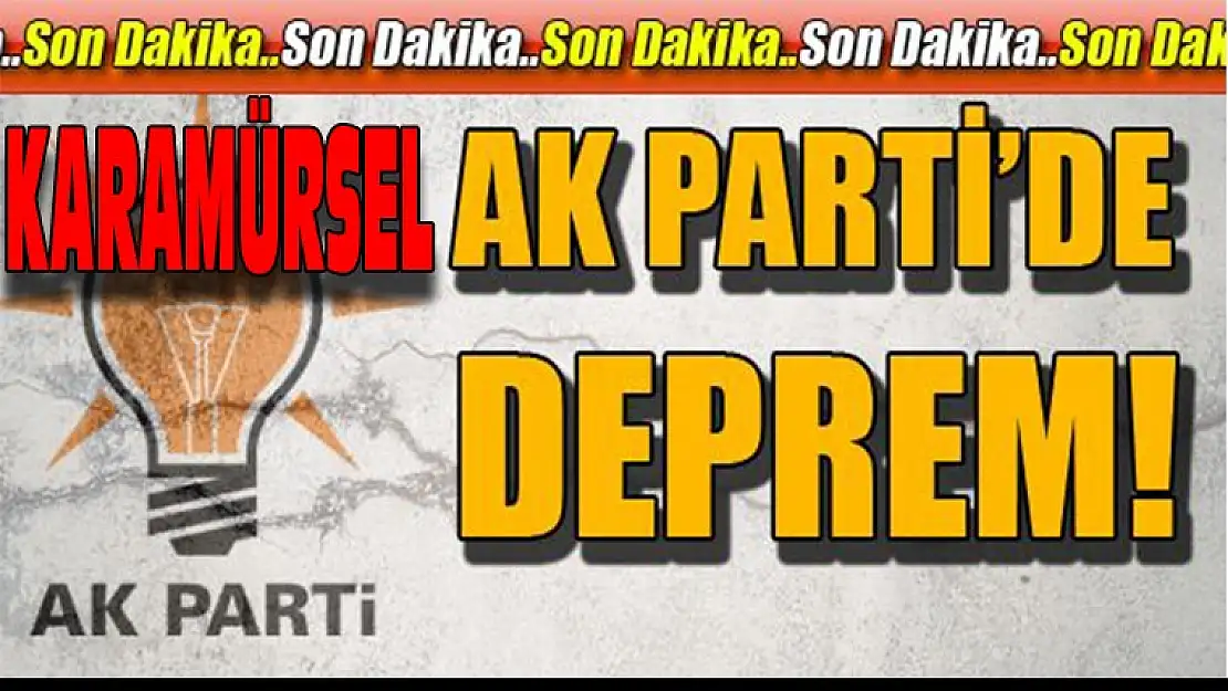 Karamürsel Ak Partide 'DEPREM'