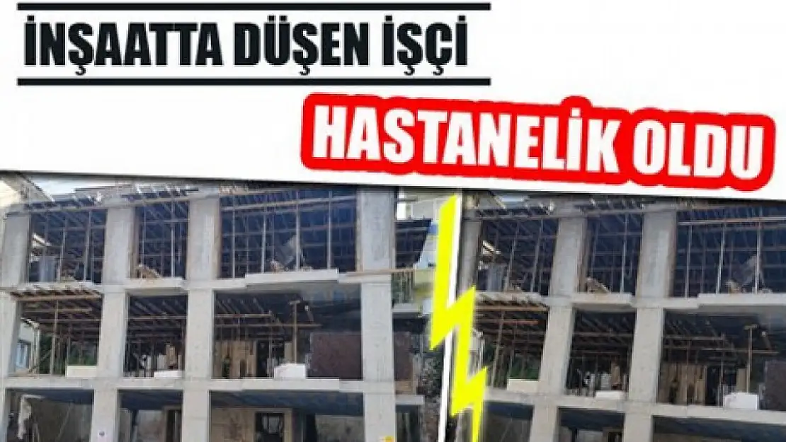 Karamürsel'de asansör boşluğuna düşen işçi yaralandı