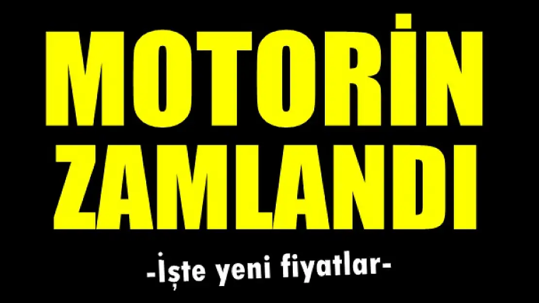 Motorinin litre fiyatı 6 kuruş zamlandı