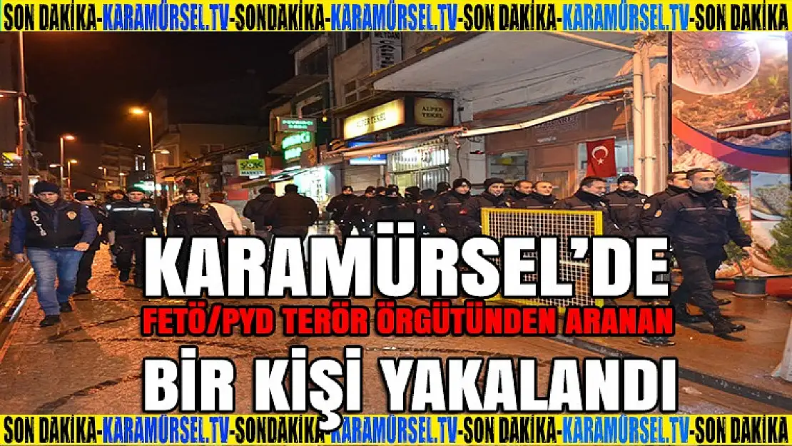 Karamürsel'de FETÖ/PYD den aranan bir kişi yakalandı