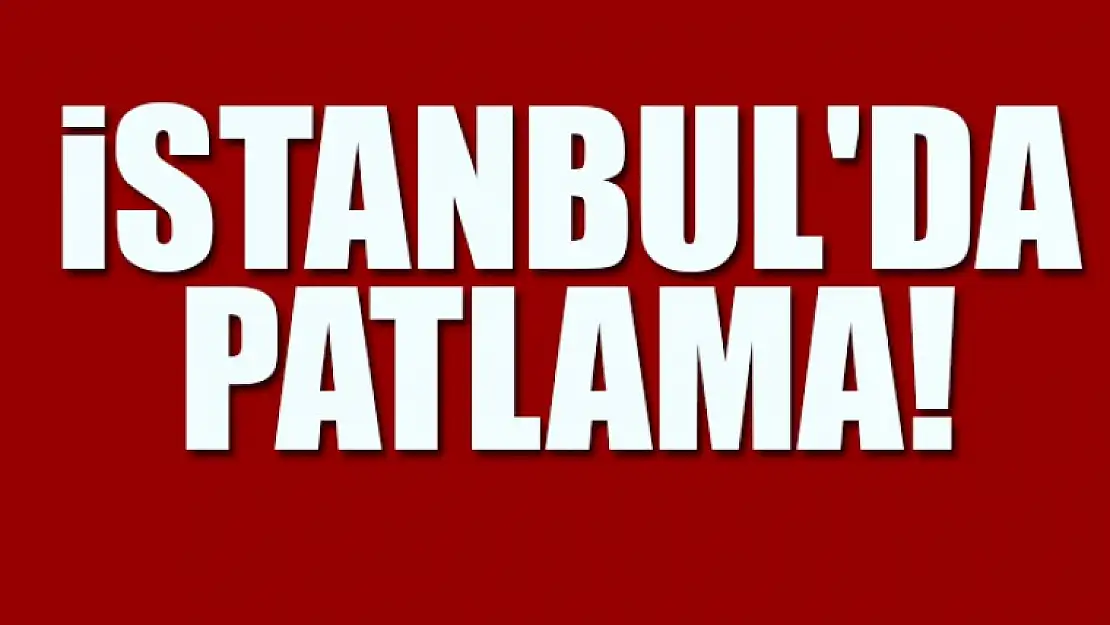 Maltepe'de bir işyerinde patlama oldu!