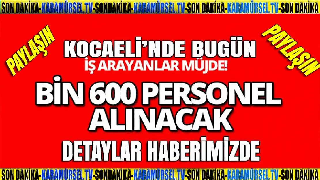 İş arayanlar bugün son işsiz gününüz olabilir