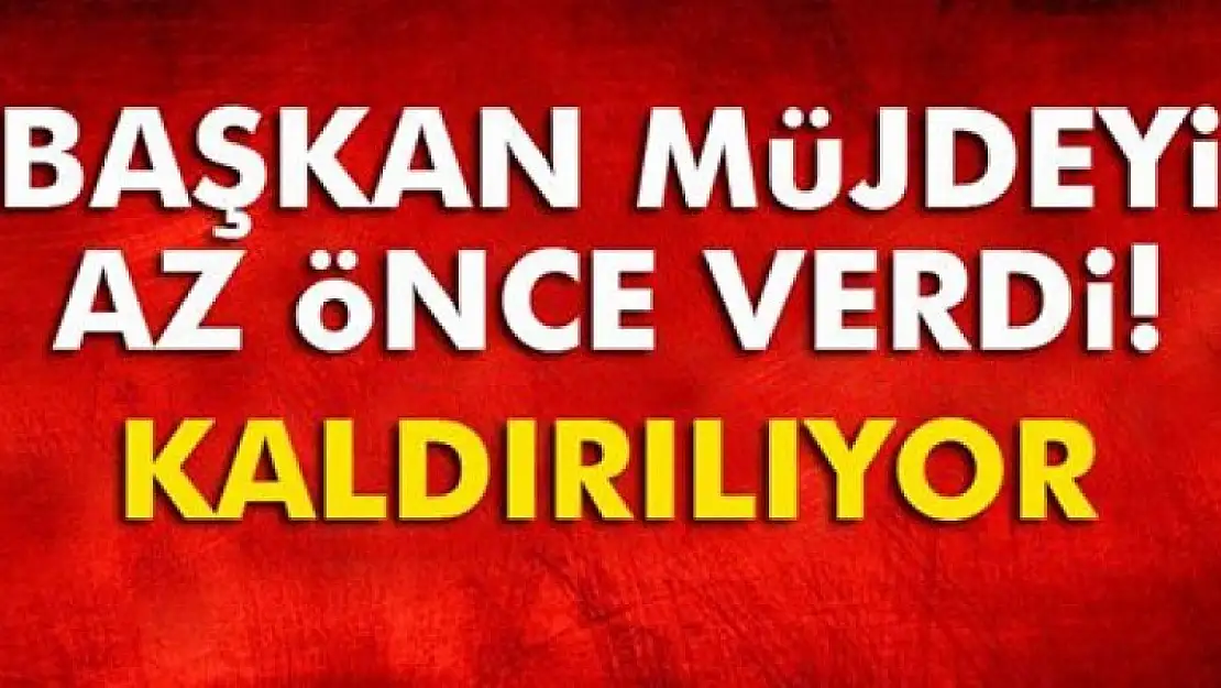 Başbakan müjdeyi verdi: 'Vergi cezaları kaldırılıyor