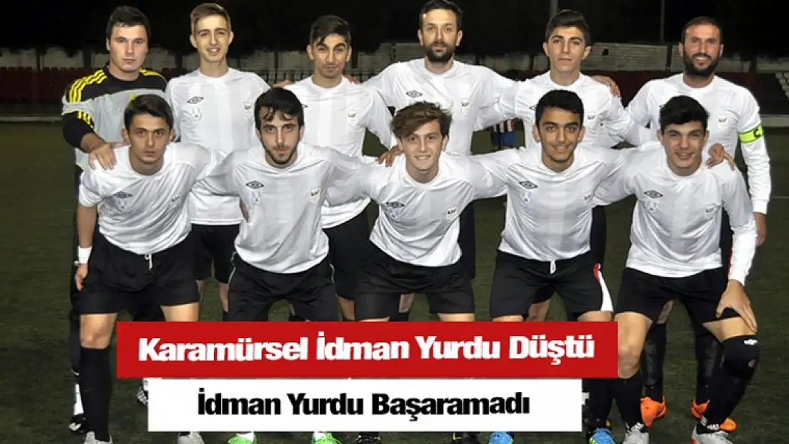 Karamürsel İdman Yurdu Düştü