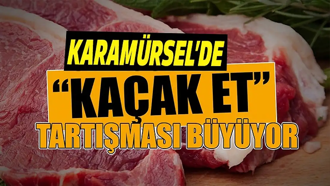 Karamürsel'de kaçak et tartışmaları büyüyor