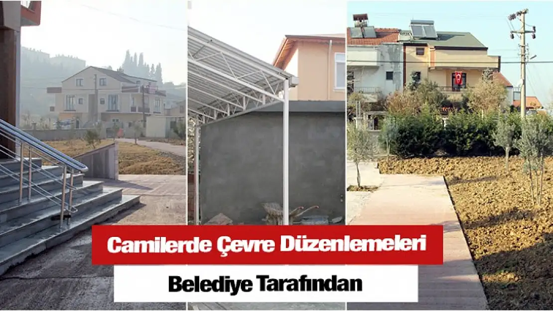 Karamürsel'deki Camilerde Çevre  Düzenleme Çalışmaları Başlatıldı