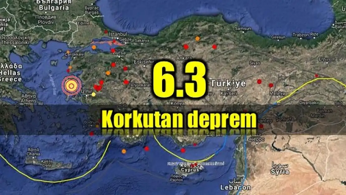 Gece Yarısı Büyük Deprem !!! Bir Çok Yerden Hissedildi