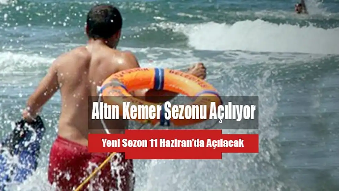 Karamürsel Altın Kemer Plajında  yeni sezon 11 Haziran'da açılacak