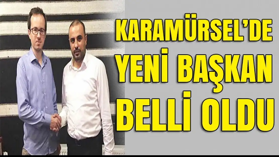 Karamürsel'de yeni başkan belli oldu