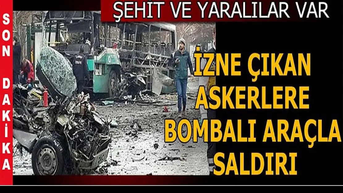 Kayseri'de patlama! Bombalı araçla saldırı düzenlendi