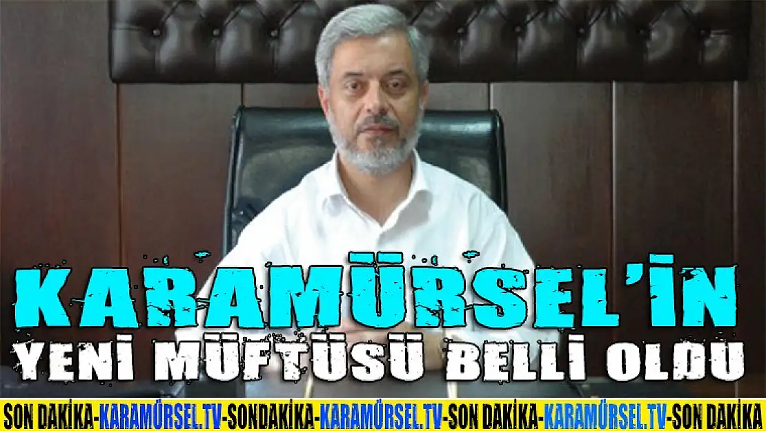 Karamürsel'in yeni müftüsü belli oldu