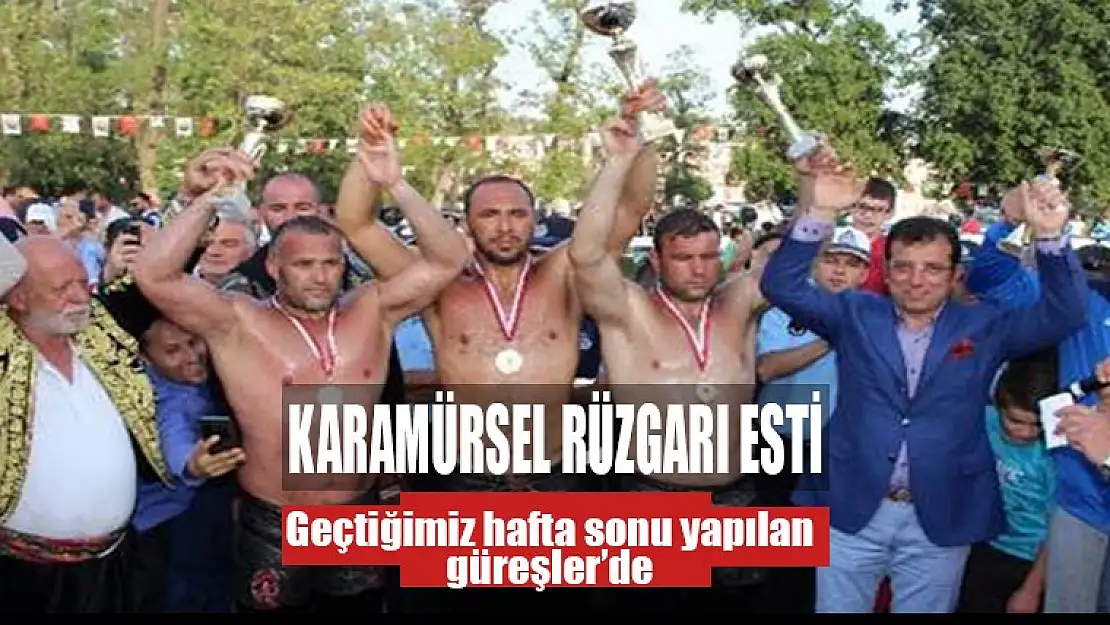 Karamürselli güreşçiler gümbür, gümbür geliyor