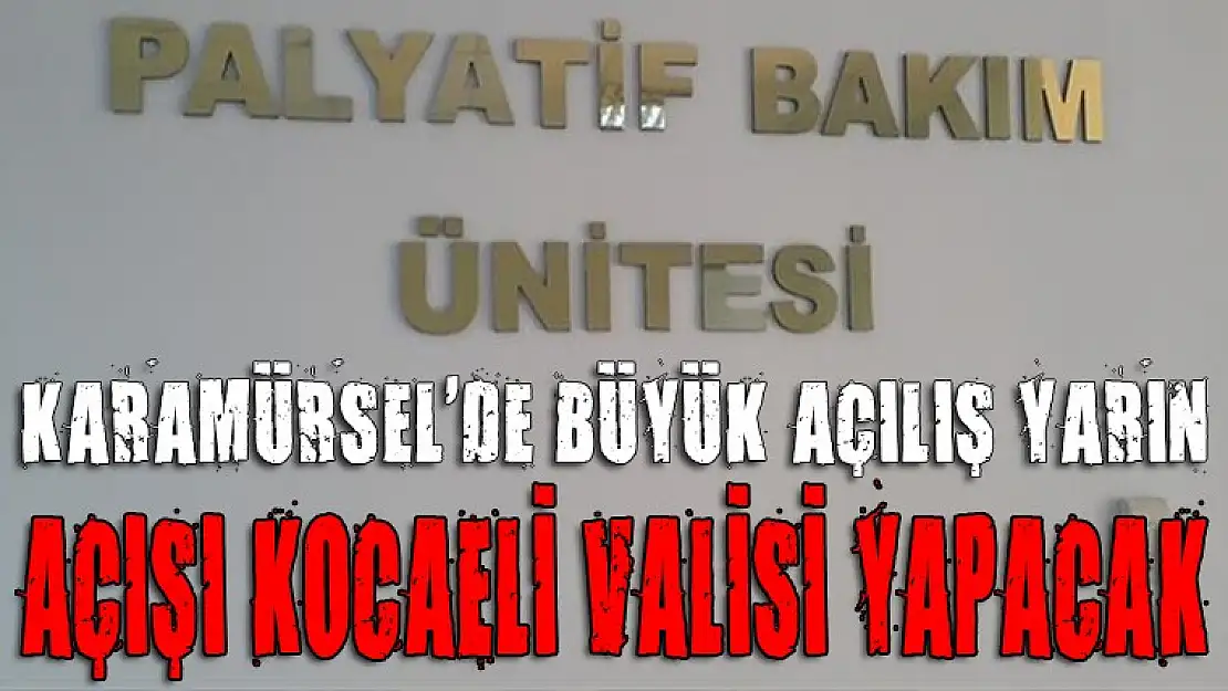 Karamürsel Devlet hastanesinde devrim