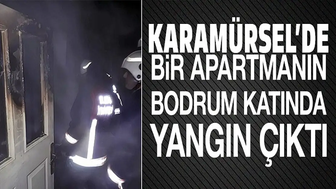 Karamürsel'de bir sitede çıkan yanın panik yarattı